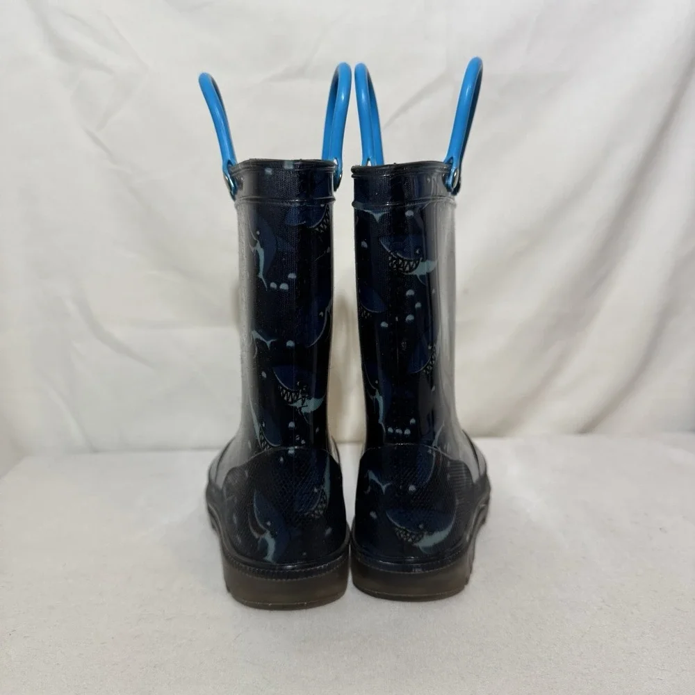 Little Kid Casual Rain Boots Shark‎ Design Size 8C